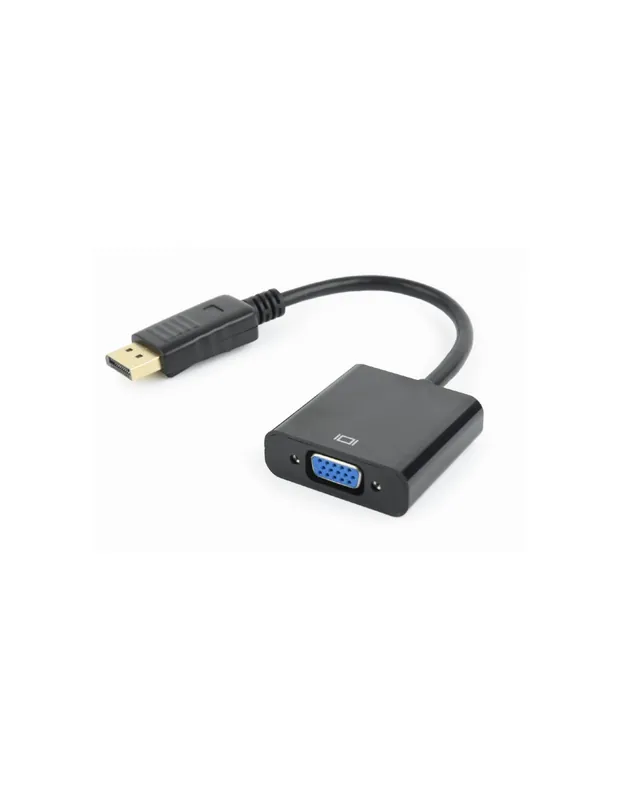CABLU video GEMBIRD, adaptor DisplayPort (T) la VGA (M), 10cm, rezolutie maxima Full HD (1920 x 1080) la 60Hz, negru, "A-DPM-VGA Livrare rapidă