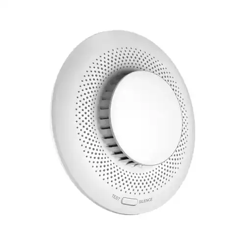Reducere specială Senzor de fum Smart Home EZVIZ, avertizare optica si acustica, comunicare Wireless ZigBee CS-T4C