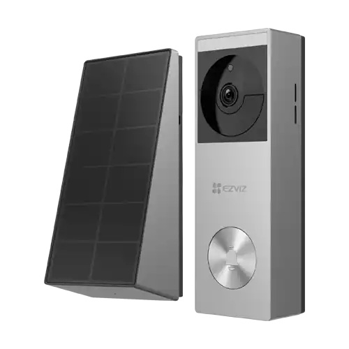 Discount Sonerie video smart, Wi-Fi, 2K, Panou solar, acumulator 5200mAh, PIR, IR 6M, Stocare 32GB - EZVIZ CS-HP3(3MP)