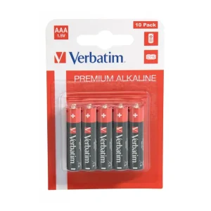 Comandă acum BATERIE VERBATIMAAA (R3), 1.5V alcalina, 10 buc., "49874"