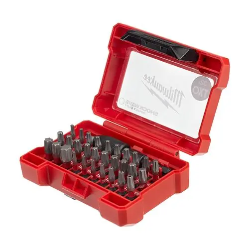 Trusa profesionala cu 31 de biti Torx + suport, Shockwave Impact Duty, geom. SHOCKZONE - Milwaukee MLWK-4932471586 Ofertă exclusivă
