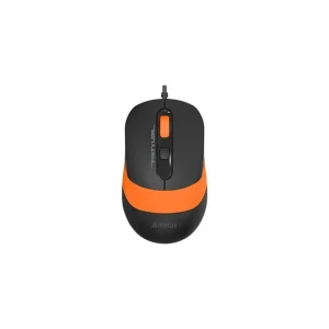 Ultima șansă MOUSE A4TECH, "FM10" notebook, PC, cu fir, optic, USB, 1600 dpi, 4/1, negru / portocaliu, "FM10 Orange", (include TV 0.15 lei)