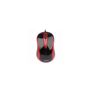 Livrare gratuită MOUSE A4TECH, "N 350" notebook, PC, cu fir, optic, USB, 1000 dpi, 3/1, negru / rosu, "N-350-2", (include TV 0.15 lei)