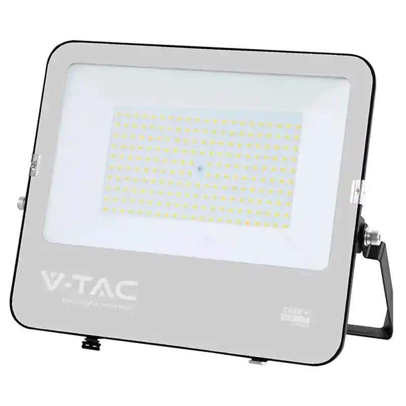 Proiector LED 150W CREE, V-tac, corp negru, sticla gri, 6500K, 135 lm/W, lumina rece alb, SKU-232026 Vezi acum