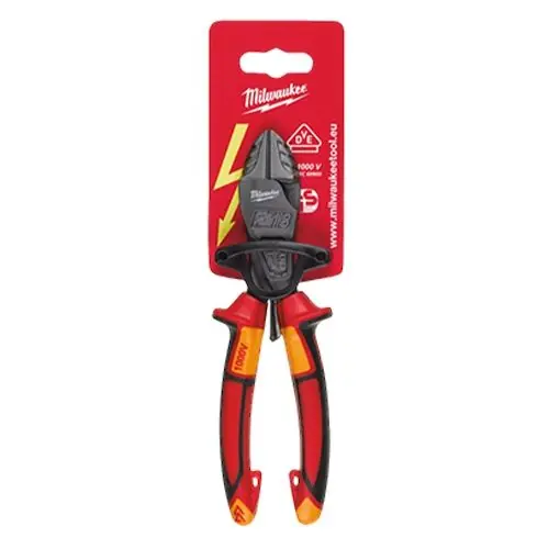 Chilipir Cleste VDE HEAVY DUTY cu tais lateral, manere ergonomice, lungime 180mm - Milwaukee MLWK-4932464569