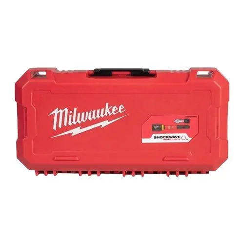 Nu rata Trusa profesionala cu 54 de biti Shockwave Impact Duty cu 3 adaptoare, 3 tubulare, 2 suporti - Milwaukee MLWK-4932500389