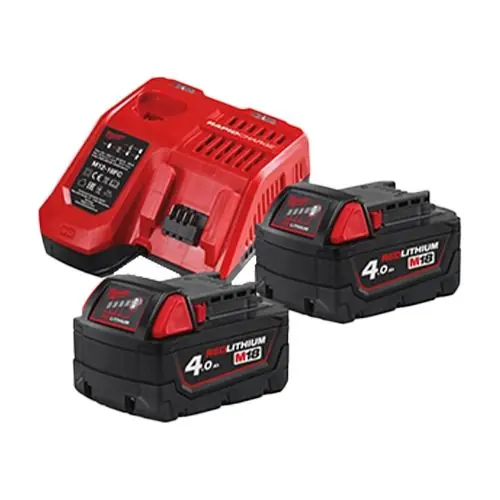 Cumpărături sigure Kit de 2 acumulatori M12B4 si 1 incarcator C12 C, 12V - Milwaukee