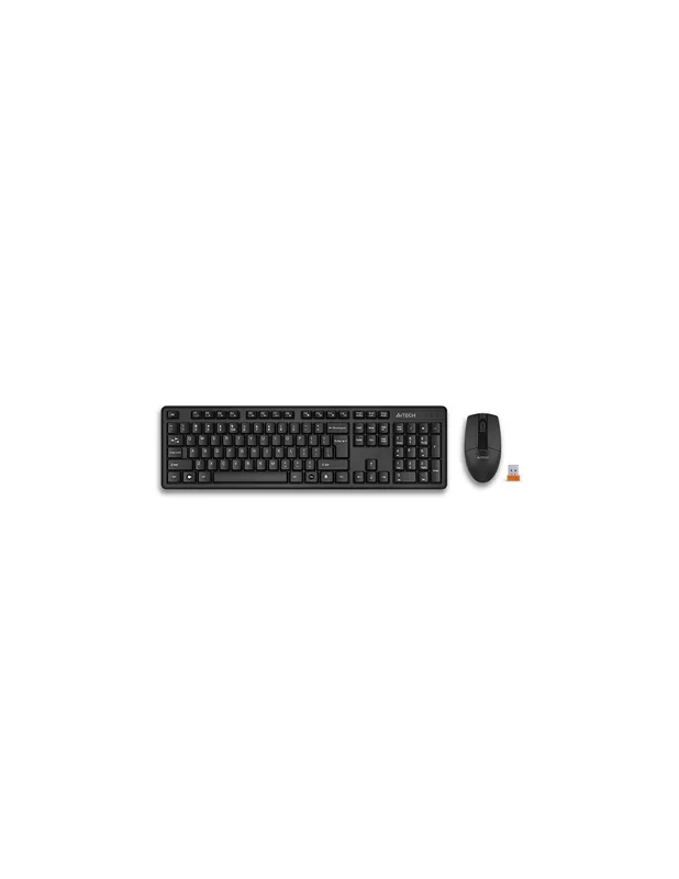Cumpără online Kit TASTATURA si Mouse A4TECH, "GK-3+G3-330N", wireless, 104 taste format standard, mouse 1000dpi, 3/1 butoane, negru, "3330N" (