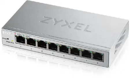 Switch ZyXEL GS1200-8, 8 Port Gigabit webmanaged - GS1200-8-EU0101F Lichidare de stoc