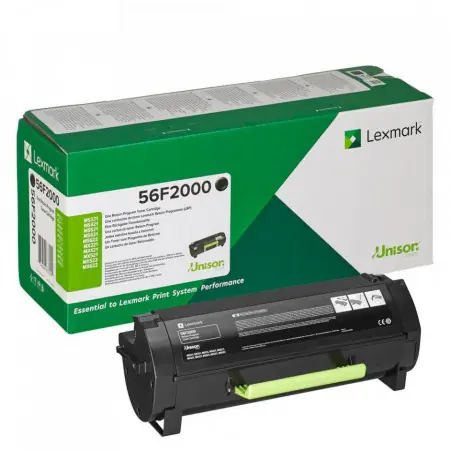 Reducere specială Cartus cu toner , Lexmark , 56F2000 , MS321/421/521/621/622/MX321/421/521 , 6000 pag , negru - 56F2000