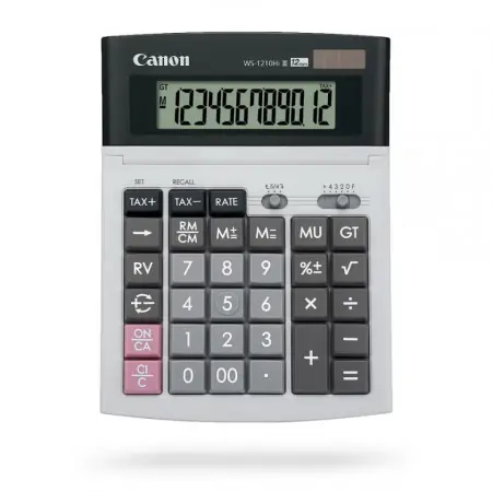 Calculator de birou Canon WS1210T, 12 Digit - 0694B001AC Disponibil imediat