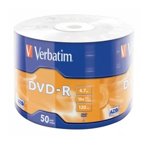 DVD-R VERBATIM4.7GB, 120min, viteza 16x, 50 buc, Single Layer, shrink wrap, "Matt Silver" "43788" Nu rata