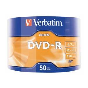 Disponibil imediat DVD-R VERBATIM4.7GB, 120min, viteza 16x, 50 buc, Single Layer, shrink wrap, "Matt Silver" "43791"