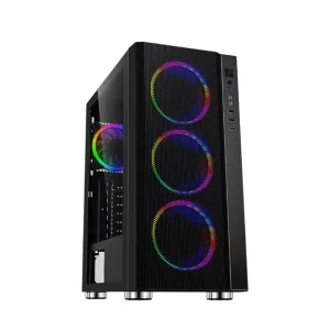 Case miditower atx w/o psu/spcs-gc-rainbow spacer Livrare expres
