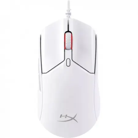 Mouse gaming wireless HyperX Pulsefire Haste 2 Mini, timp de raspuns8000 Hz @ 0,125 ms, rezolutie: 26000 DPI, iluminare RGB, durata de viata baterie pana la 100 ore, alb Ofertă