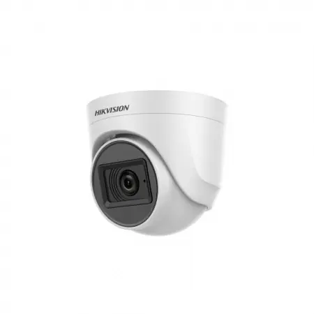 Vezi acum Camera supraveghere Hikvision TURRET DS-2CE76D0T-ITPFS(2.8mm); 2MP; Audio over coaxial cable, microfon audio incorporat; 2 MP CMOS; rezolutie 1920 (H) × 1080 (V)@25fps; iluminare: 0.01 Lux@(F1.2, AGC ON), 0 Lux with IR; lentila: 2.8mm; distanta IR: