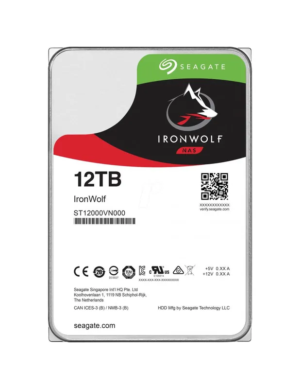 Cel mai vândut Hdd sata 12tb 7200rpm 6gb/s/256mb st12000vn0008 seagate