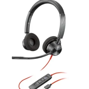 Reducere de preț Poly Blackwire 3220 Stereo USB-C Headset +USB-C/A Adapter