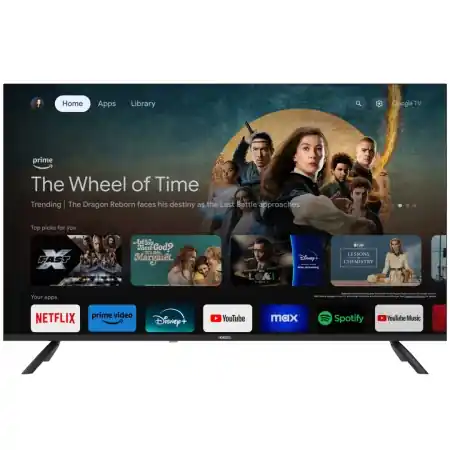 LED TV HORIZON 40HL7590F/D, 40" D-LED, FHD (1080p), CME 200Hz, DVB- S2/T2/C, Contrast 3000:1, 250 cd/m2, Google TV, Google Cast + Google Assistant + BT5.0, 1xLAN (RJ45), 1xCI+, 3xHDMI, 2xUSB, 1xOPTICAL, VESA 200 x 200 mm M6, Double Neck-Foot Stand, BLACK Plată sigură