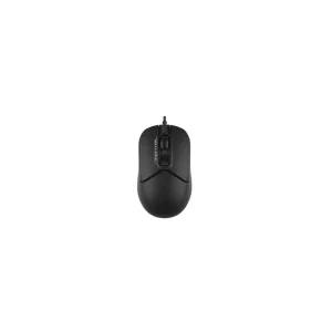 MOUSE A4TECH NB sau PC, cu fir, USB, optic, 1600 dpi, butoane/scroll 4/1, negru / alb, "FM12 Black" (include TV 0.15 lei) Livrare gratuită