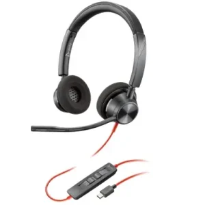 Poly Blackwire 3325 Stereo Microsoft Teams Certified USB-C Headset +3.5mm Plug +USB-C/A Adapter Reduceri