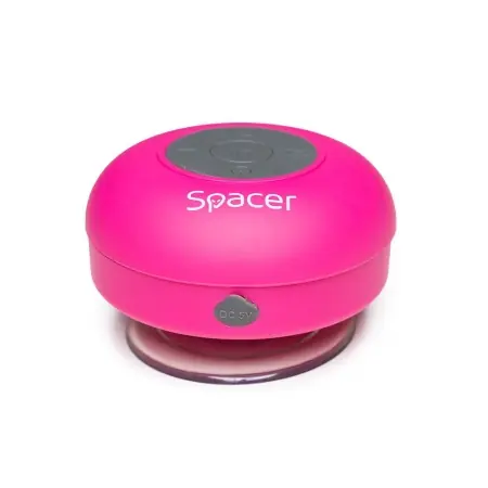 Boxa Spacer DUCKY-PNK portabila, 3W RMS, control volum, acumulator 300mAh, microfon incorporat, incarcare USB, waterproof, roz Preț redus