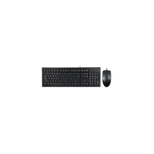 Kit TASTATURA si Mouse A4TECH, "KR-85+OP-620D", cu fir, 104 taste format standard, mouse 1000dpi, 4/1 butoane, negru, "KR-8520D- Reducere specială