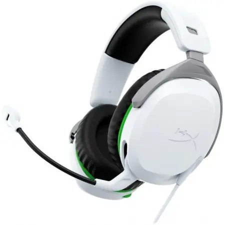 Preț promoțional Casti gaming cu fir HyperX CloudX Stinger 2 Xbox/PC, jack 3,5mm pentru conectare direct la controller, drivere 50mm, slidere gradate, microfon cu noise cancelling, spuma cu memorie, alb