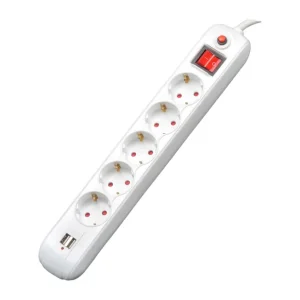 Protector power surge 1.8m/5outl. pp-5-18 usb spacer Bestseller