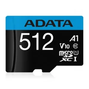 Card de Memorie Adata 512GB citire 100 MB/s, scriere 25 MB/s, clasa de viteza 10 Ofertă specială