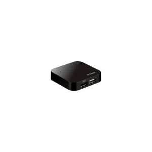 HUB extern D-LINK, porturi USB: USB 2.0 x 4, conectare prin USB 2.0, alimentare retea 220 V, negru, "DUB-H4" (include TV 0.8lei) Reducere extra