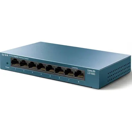 Switch TP-LINK LS108G, 8 port, 10/100/1000 Mbps Chilipir