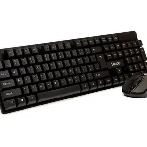 Super ofertă KIT Tastatura si Mouse Spacer SPDS-1100 fara fir, USB, tastatura wireless + mouse wireless, black, „SPDS-1100”