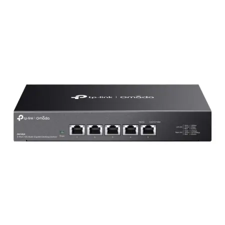 Transport gratuit Omada 5-Port 10G Multi-Gigabit Desktop Switch PORT: 5× 10G RJ45 Ports SPEC: Desktop Steel Case FEATURE: Plug and Play
