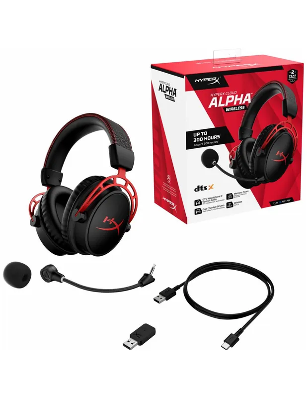 Casti cu microfon HP HyperX Cloud Alpha, wireless, negru Cel mai bun preț