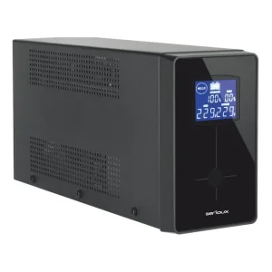 UPS Serioux Line Interactive 1200LI, ecran LCD, capacitate 1200VA/720W, 4 prize Schuko , baterie 12 V / 7.0 Ah × 2, timp mediu d Reducere de preț