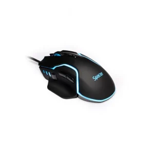 MOUSE Spacer - gaming, gaming, cu fir, USB, optic, 12.000 dpi, butoane/scroll 7/1, iluminare RGB, negru, "SPGM-ALIEN-RACE" (incl Reducere de preț
