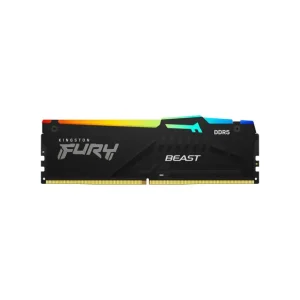 Memorie RAM Kingston FURY Beast RGB, DIMM, 16GB DDR5, CL40, 5200MHz Expediere rapidă