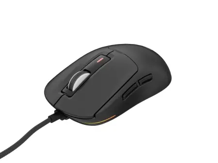 Ultima șansă Mouse gaming cu fir Genesis Krypton 660, interfata USB, 12000 DPI, 6 butoane, iluminare RGB, negru