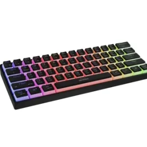 Tastatura gaming mecanica wireless Genesis Thor 660 G2 60% , iluminare RGB, switch-uri Brown, 61 taste, 13 butoane multimedia, negru Ieftin