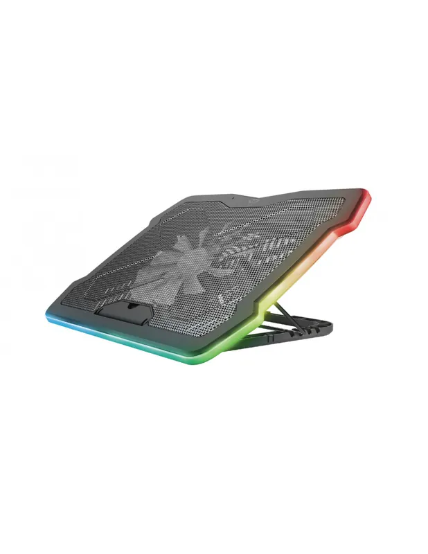 Stand racire Laptop Trust GXT 1126 Aura Multicolour-illuminated, negru Premium