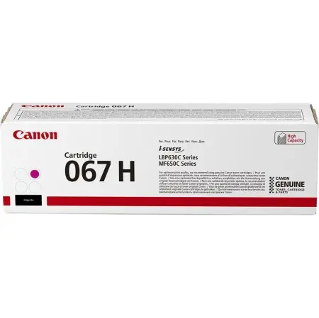 Toner Canon CRG067HM, Magenta, capacitate 2350 pagini, pentru LBP-631 / LBP-631-cw / LBP-633 / LBP-633cdw / CRG-067Y / CRG067Y / MF-651 / MF- 651cw / MF-655 / MF-655cdw / MF-657 / MF-657cdw. Plată securizată