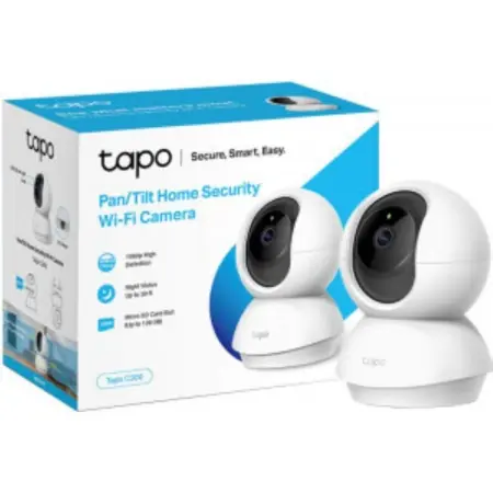 Super ofertă Camera Supraveghere WIFI Tp-link, wireless Tapo C200, Senzor 1/2.9", 1080p, 15fps, Cerințe sistem: iOS 9+, Android 4.4+, Distanță focală: 4mm, f2.4, 2-way audio, Microfon și difuzor încorporat, 2.4 GHz, WEP, WPA/WPA2-PSK.