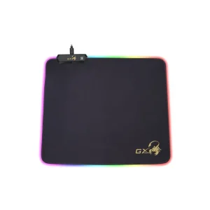 Calitate înaltă Mouse PAD GENIUS, "GX-Pad 300S RGB", gaming , cu led, cauciuc si material textil, 320 x 270 x 3 mm, negru , iluminat RGB, "31250