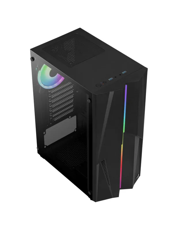 Transport gratuit Carcasa Aerocool Mecha, Mid-Tower, fara sursa, ATX, Black