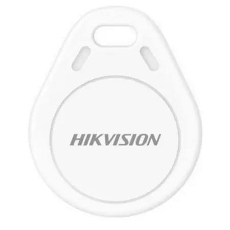 Tag mifare Hikvision DS-PT-M1, material PVC, ABS, dimensiuni: 41x32x3.5mm, culoare alba, pachet 25 bucati Transport gratuit