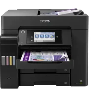 Reduceri Multifunctional inkjet color CISS Epson L6570, dimensiune A4 (Printare, Copiere, Scanare, Fax), viteza 32 ppm alb-negru, 32ppm color, rezolutie 4800x1200 dpi, alimentare hartie 550 coli, scanner CIS rezolutie 1200x2400 dpi, DADF, fax memorie 550 pagini,