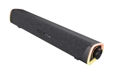 Soundbar Trust GXT 620 Axon, puetere (RMS) 6W, frecventa 20 Hz - 20.000 Hz, audio input 3.5mm (1.4m), iluminare RGB, alimentare prin USB, negru Premium