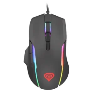 Cel mai vândut Mouse gaming cu fir Gensesis Xenon 220, senzor optic, interfata USB, rezolutie maxima 12800 DPI, numar butoane 7, iluminare RGB, silent switches, maximum frame rate 7 000 FPS, negru