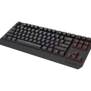 Nu rata Tastatura gaming mecanica wireless Genesis Thor 230 TKL, iluminare RGB, swtich-uri Red, 87 taste, 11 butoane multimedia, negru